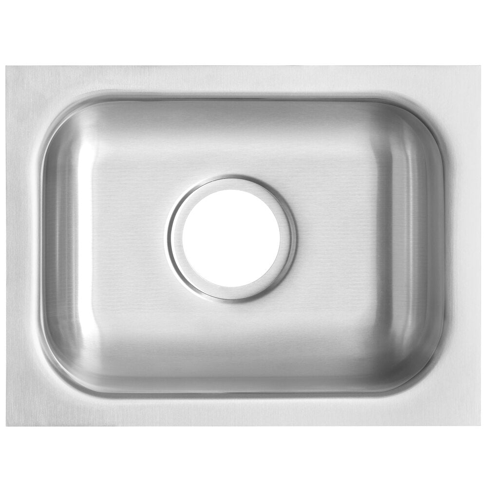 Regency 10x14x5 20 Gauge Stainless Steel 1-Compartment Undermount Sink